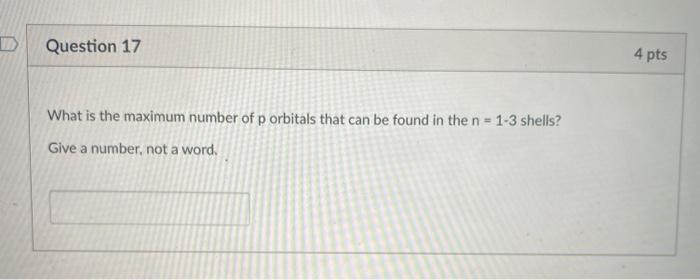 Solved Question 17 4 pts What is the maximum number of p | Chegg.com