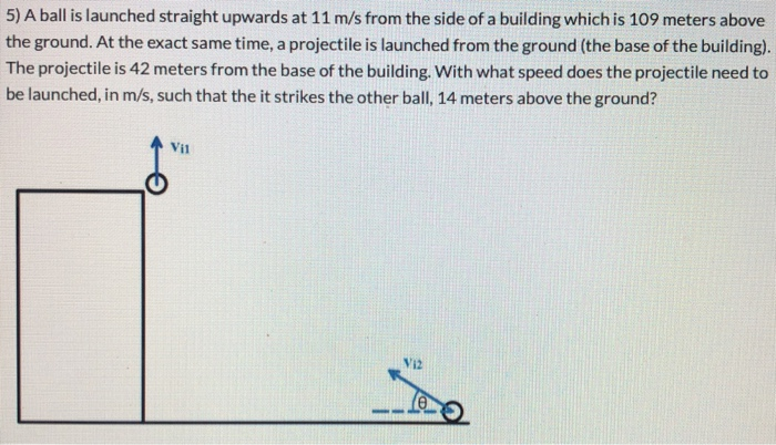 Solved A Ball Is Launched Straight Upwards At M S From Chegg Com