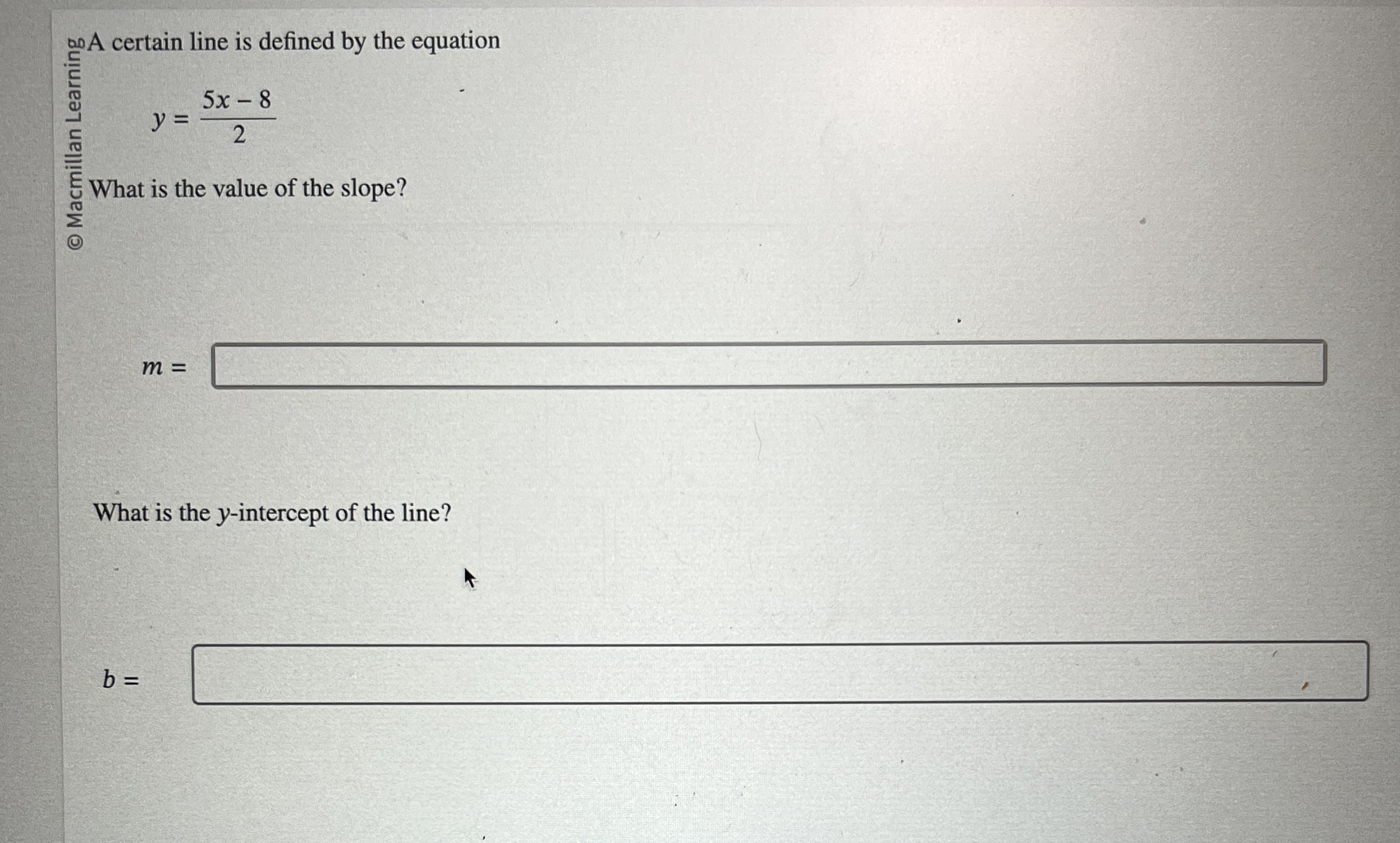 Solved ?00A certain line is defined by the | Chegg.com