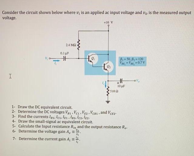 Solved Consider the circuit shown below where v is an | Chegg.com