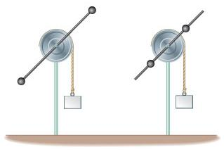 Solved The rotating systems shown in the figure differ only | Chegg.com