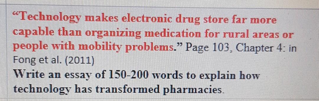 “Technology makes electronic drug store far more capable than organizing medication for rural areas or people with mobility p