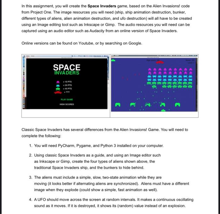 space invaders alien types