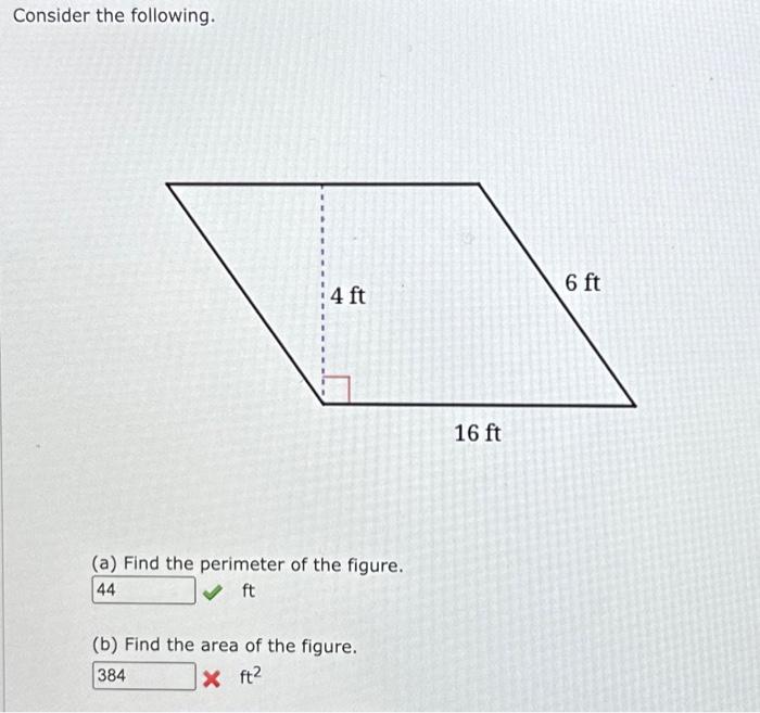 Solved Consider The Following. (a) Find The Perimeter Of The | Chegg.com