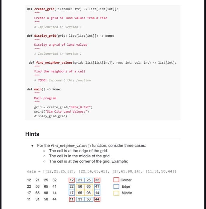 Solved Sim City Land Value Calculator Version 2: Find | Chegg.com