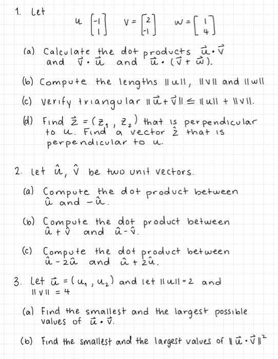 Solved This Is Linear Algebra And Please Show The Answers Chegg Com