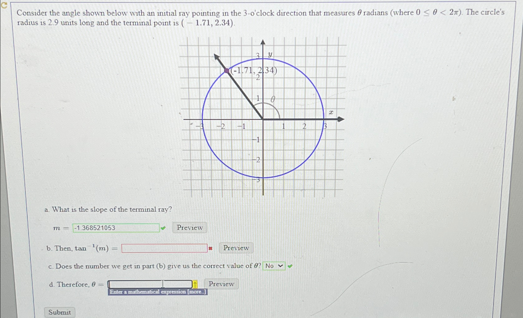 Solved Consider the angle shown below with an initial ray | Chegg.com