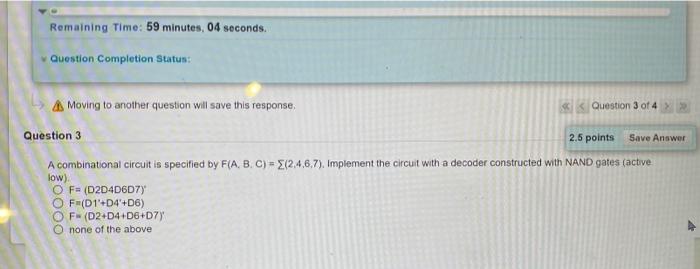 Solved Consider The Combinational Circuit Shown Below, | Chegg.com