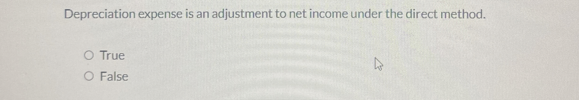 Solved Depreciation expense is an adjustment to net income | Chegg.com