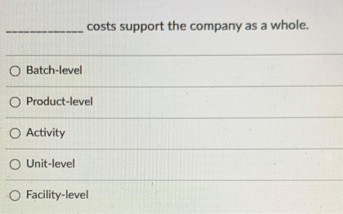 solved-costs-support-the-company-as-a-whole-batch-level-chegg