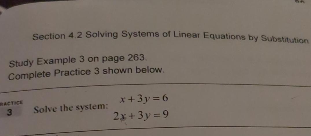 Solved Section 4.2 ﻿Solving Systems Of Linear Equations By | Chegg.com