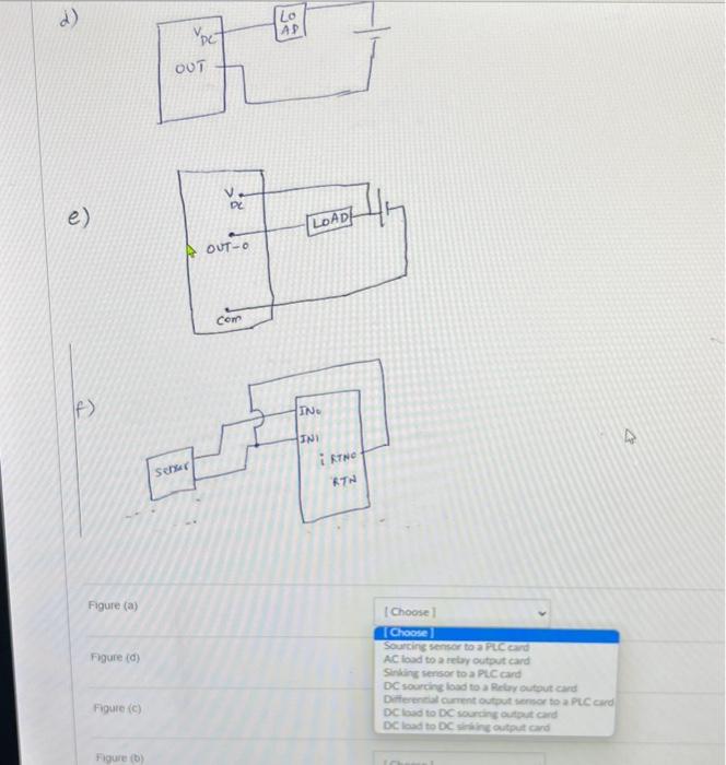 Solved Match the correct wiring diagram descriptions for the | Chegg.com