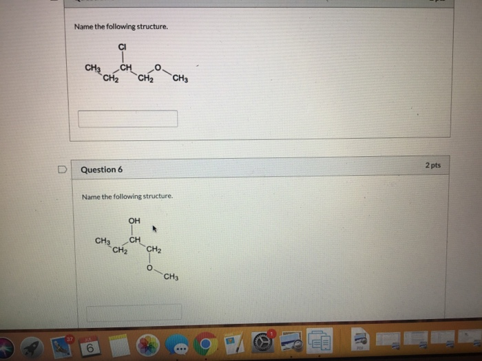 Solved Name the following structure. CH3 CH CH2 CH2 CH3 2 | Chegg.com