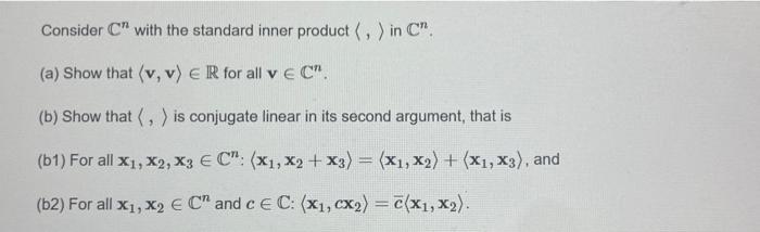 Solved Consider C