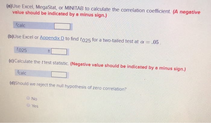 Solved Using the data given in the table below, answer the | Chegg.com