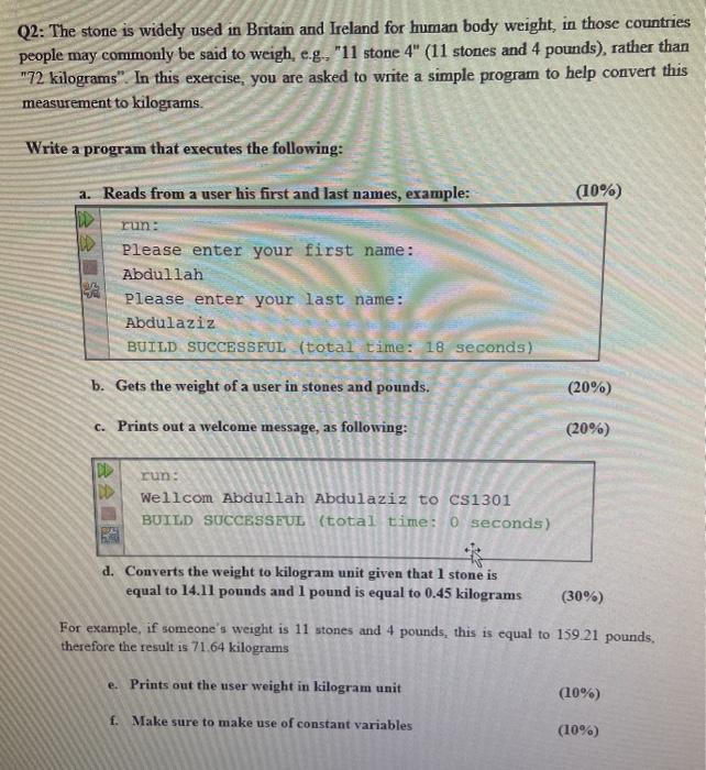 Solved Q2 The stone is widely used in Britain and Ireland Chegg