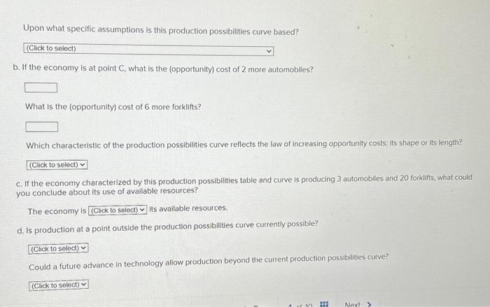 Solved Refer to the following production possibilities table | Chegg.com