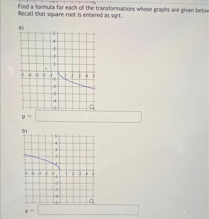 Solved Find A Formula For Each Of The Transformati