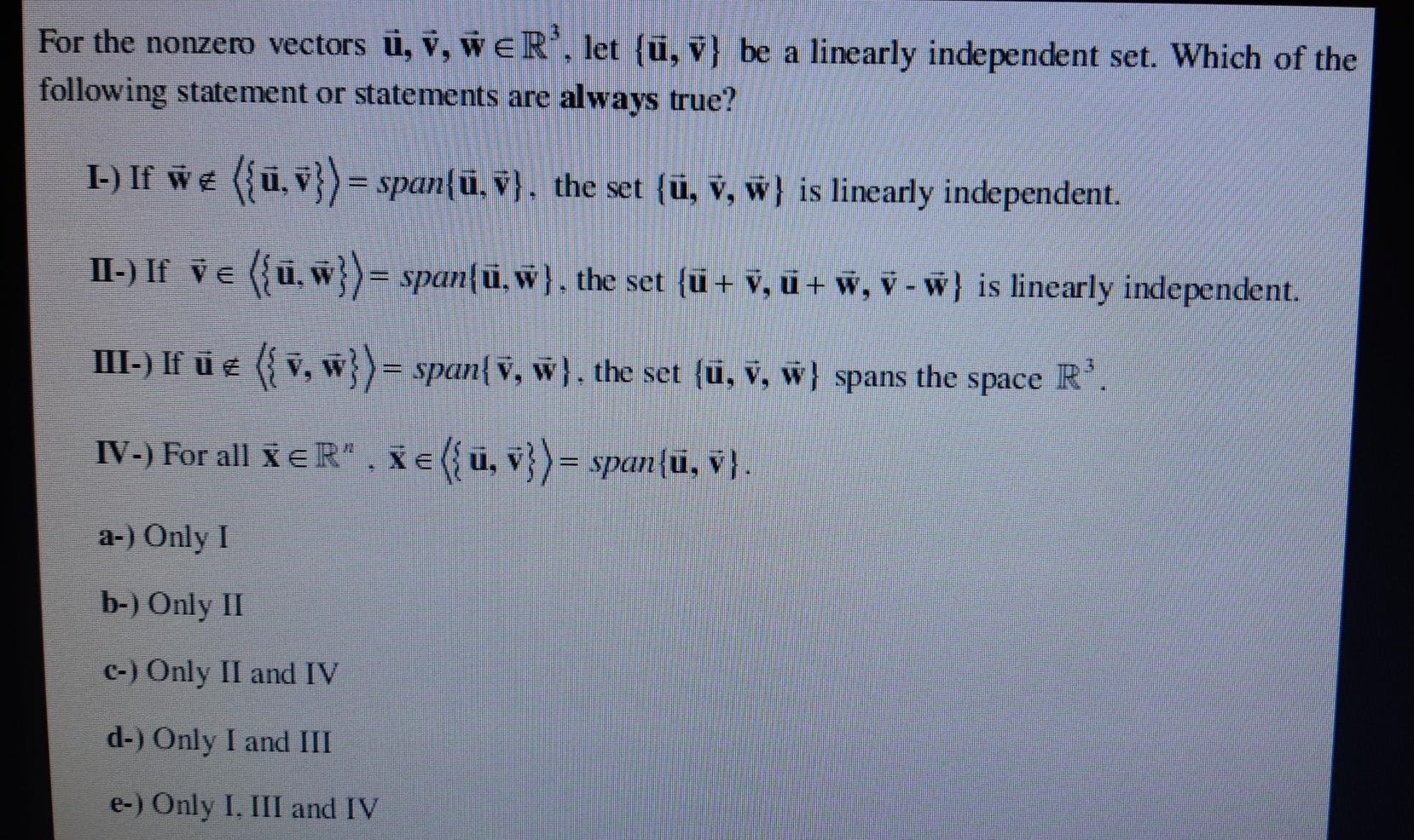 Solved For The Nonzero Vectors I J Wer Let Ku Y Be A Chegg Com