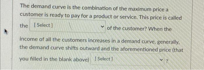 Solved The Demand Curve Is The Combination Of The Maximum | Chegg.com