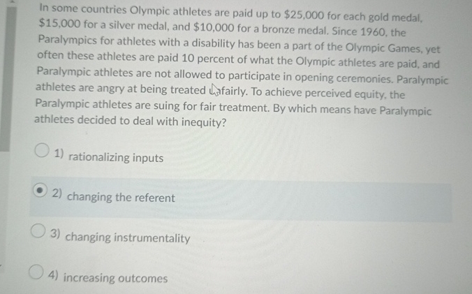 Solved In some countries Olympic athletes are paid up to | Chegg.com