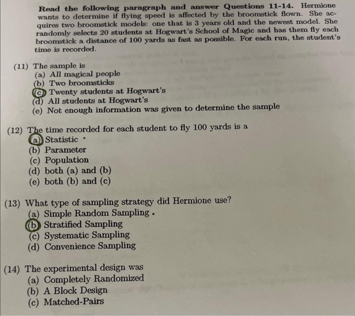 Solved Read the following paragraph and answer Questions | Chegg.com