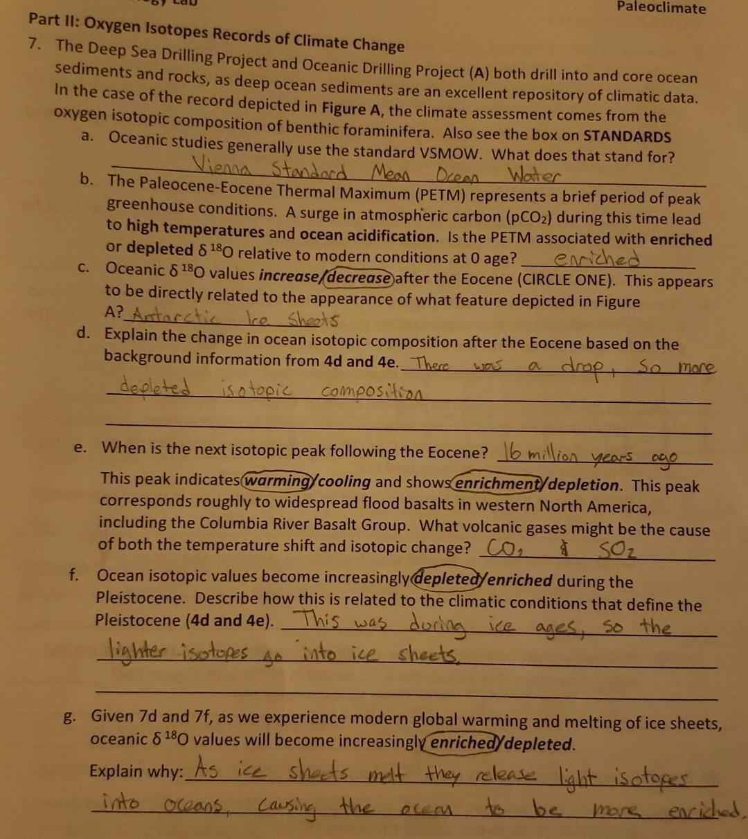 Solved GEO 1225 Historical Geology Lab Paleoclimate 13. Now