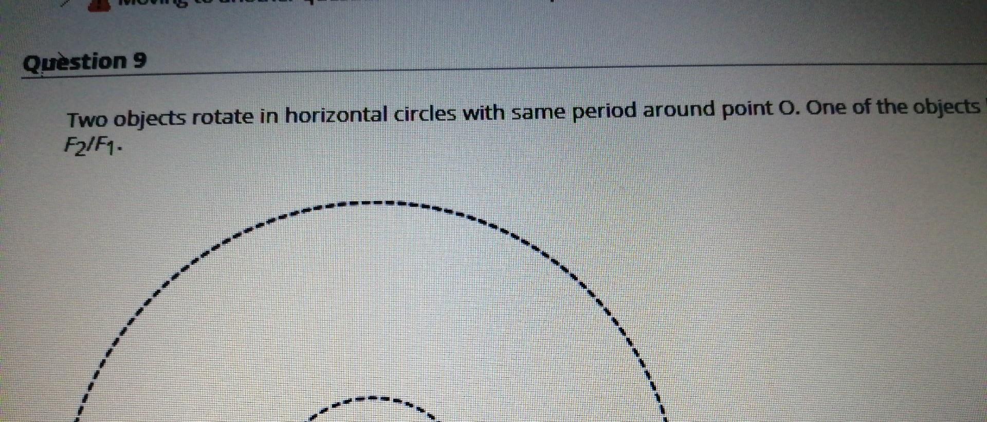 Solved Or R. F2 Question 9 Two objects rotate in | Chegg.com