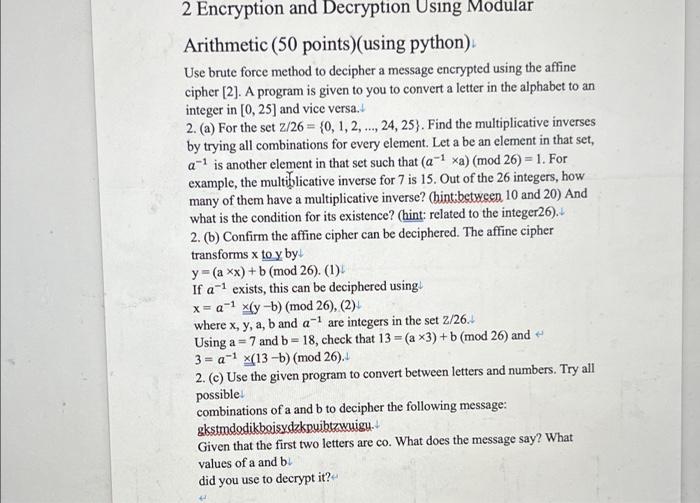 Solved plz using python to type the code to solve for 2a，b，c | Chegg.com