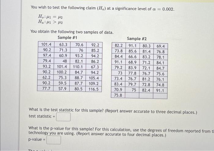 Solved Question 20 0/5 pts 3 Details You are conducting a | Chegg.com