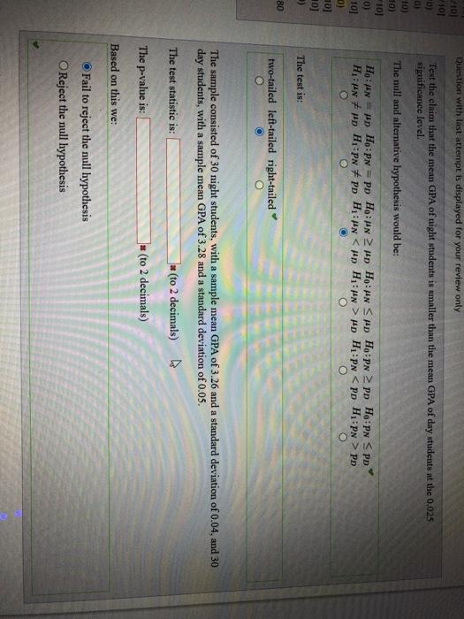 Solved Question with last attempt is displayed for your | Chegg.com