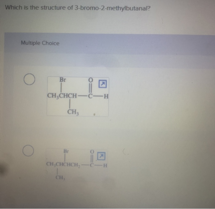 3 bromo 2 methyl butanal structure