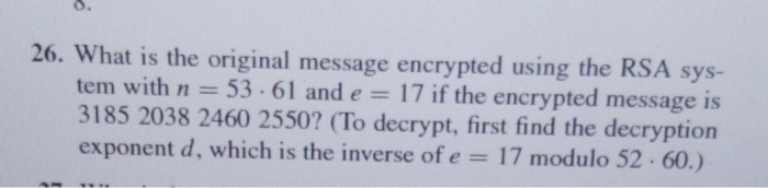 solved-26-what-is-the-original-message-encrypted-using-the-chegg