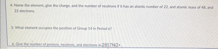 how to get the charge number of an element