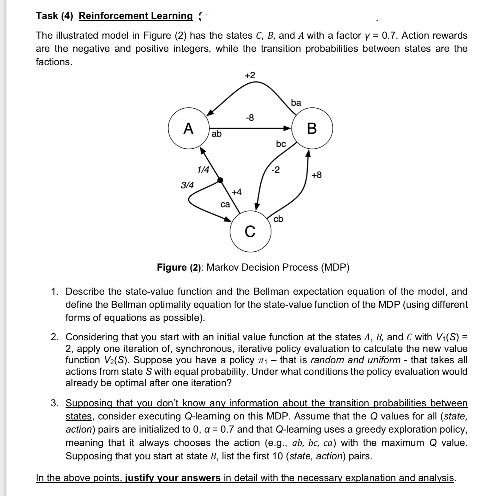 Solved I need the calculation and solution to each question. | Chegg.com