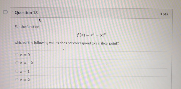 Solved Question 11 3 pts Compute the derivative of the | Chegg.com