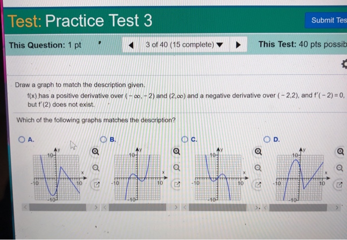 Solved Submit Tes Test Practice Test 3 This Question 1