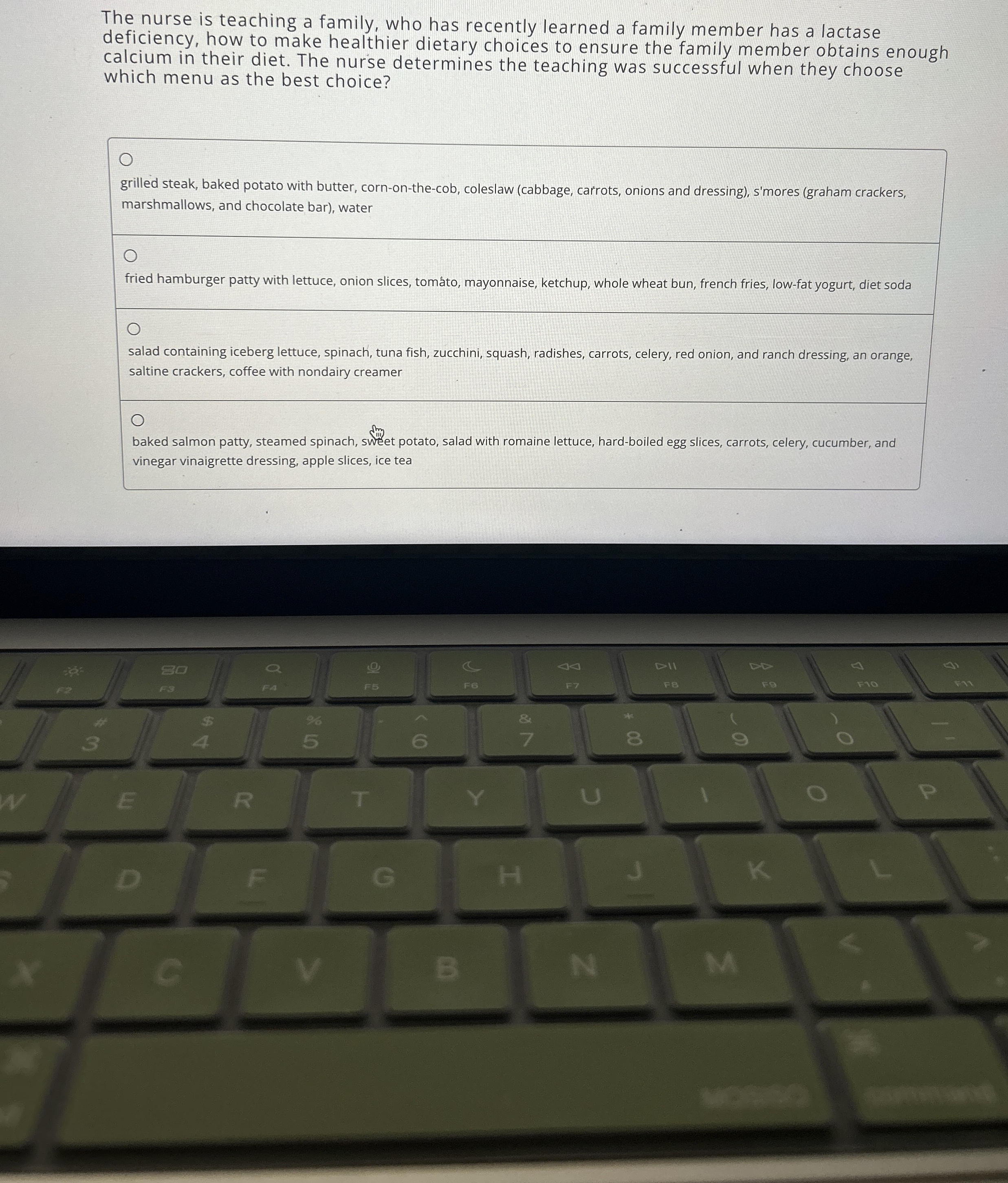 Solved The nurse is teaching a family, who has recently