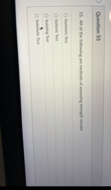 Solved Question 5555. ﻿All of the following are methods of | Chegg.com