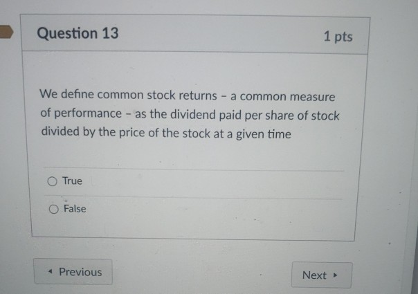 solved-question-13-1-pts-we-define-common-stock-returns-a-chegg