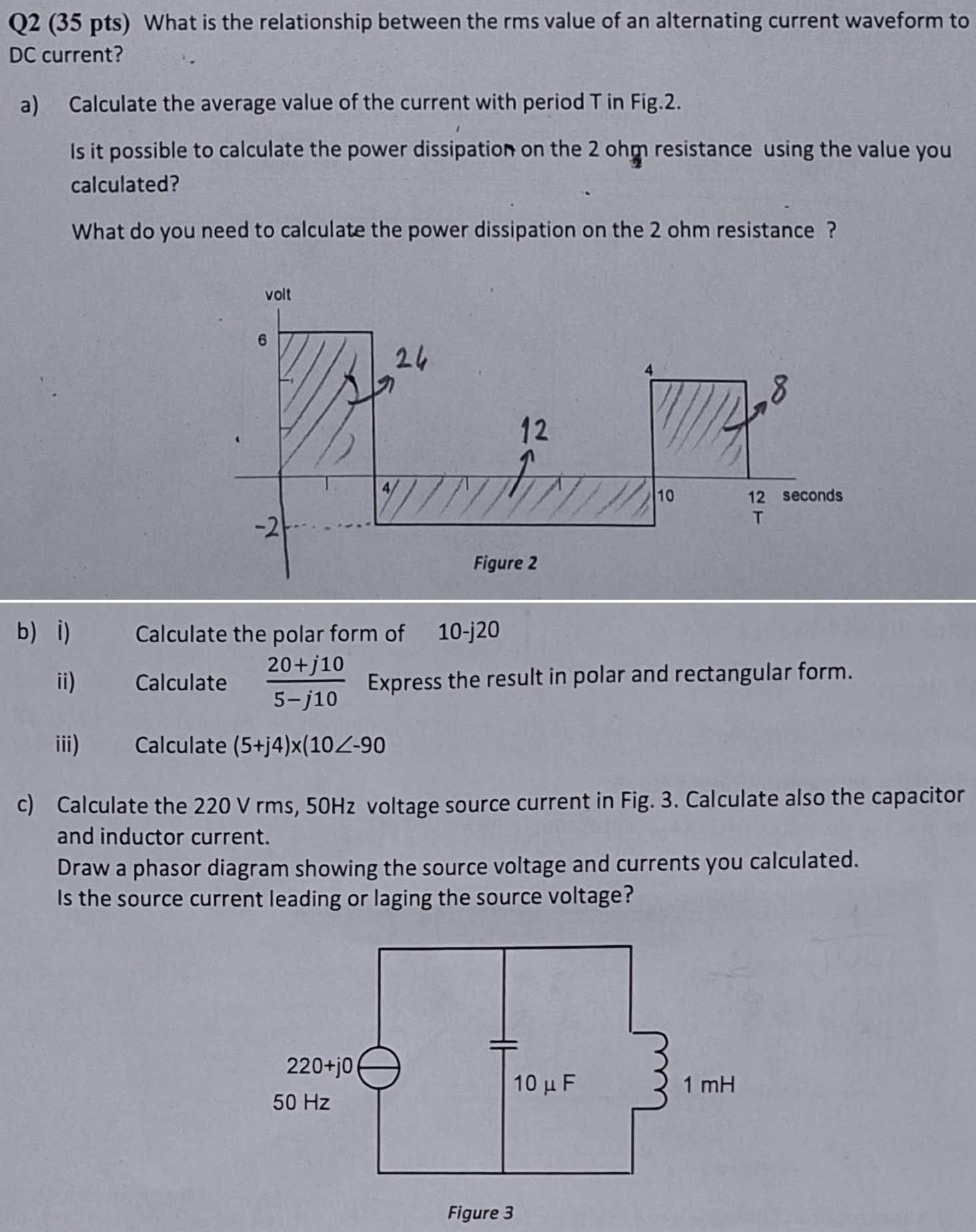 Line Representing Rms Voltage Solved Q2 What is the relationship between the rms value of | Chegg.com