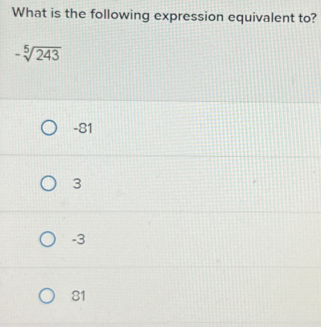 which expression is equivalent to 3 4m 5