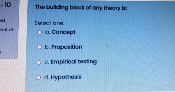 Solved In testing concepts, a fault is: Select one: a. A