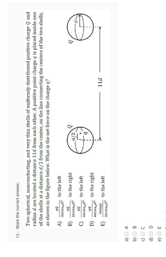 Solved Two Spherical, Nonconducting, And Very Thin Shells Of | Chegg.com