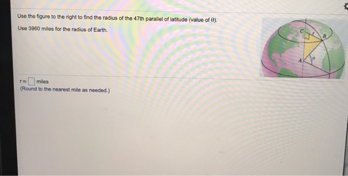 Solved Use the figure to the right to find the radius of the | Chegg.com