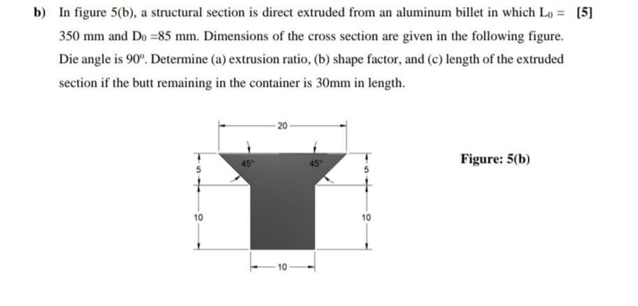 Solved B) In Figure 5(b), A Structural Section Is Direct | Chegg.com