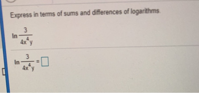Express In Terms Of Sums And Differences Of Chegg 