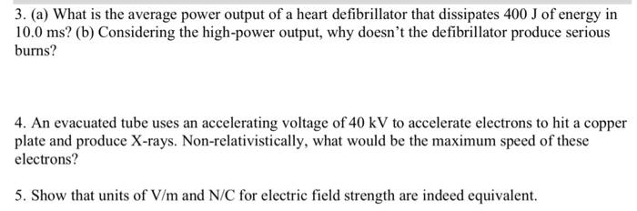 Solved 3. (a) What is the average power output of a heart | Chegg.com