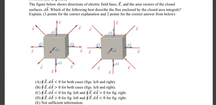 Solved The Figure Below Shows Directions Of Electric Field | Chegg.com