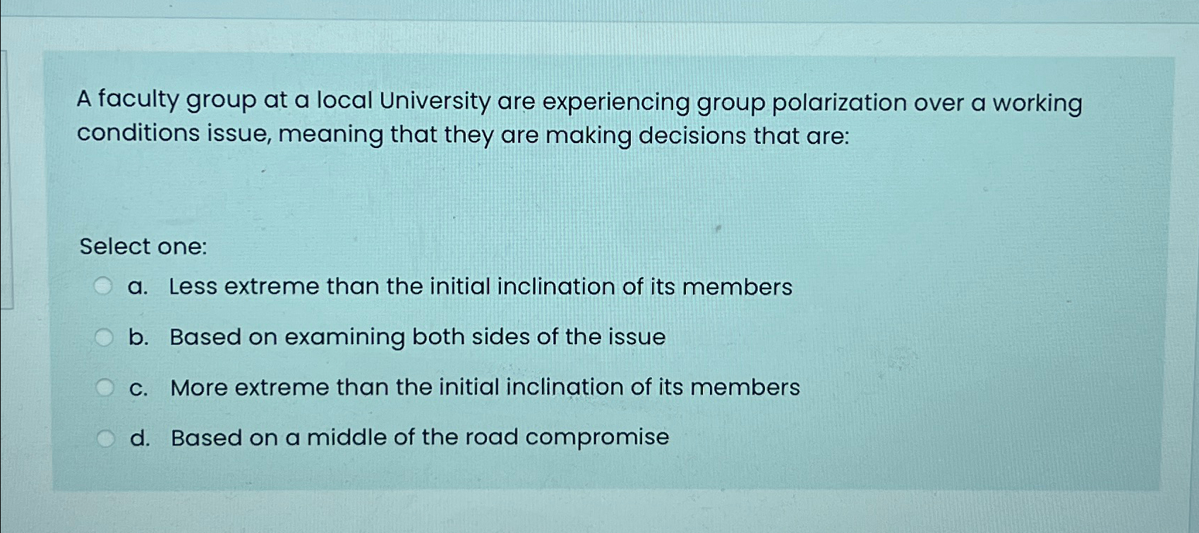 Solved A faculty group at a local University are | Chegg.com